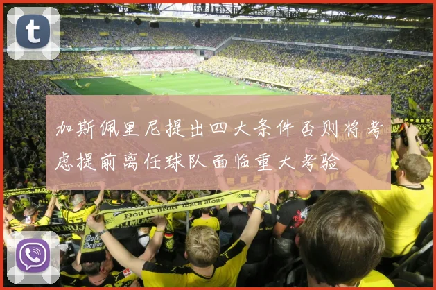 加斯佩里尼提出四大条件否则将考虑提前离任球队面临重大考验